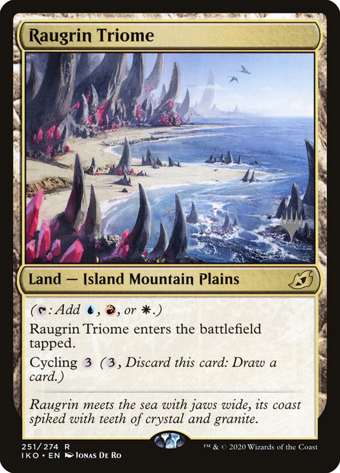 Raugrin Triome (Promo Pack) [Ikoria: Lair of Behemoths Promos] | Good Games Adelaide SA