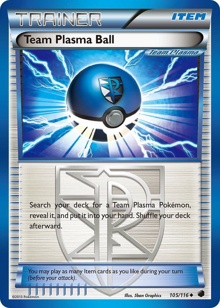 Team Plasma Ball Team Plasma 105/116 (Plasma Freeze)  | Good Games Adelaide SA