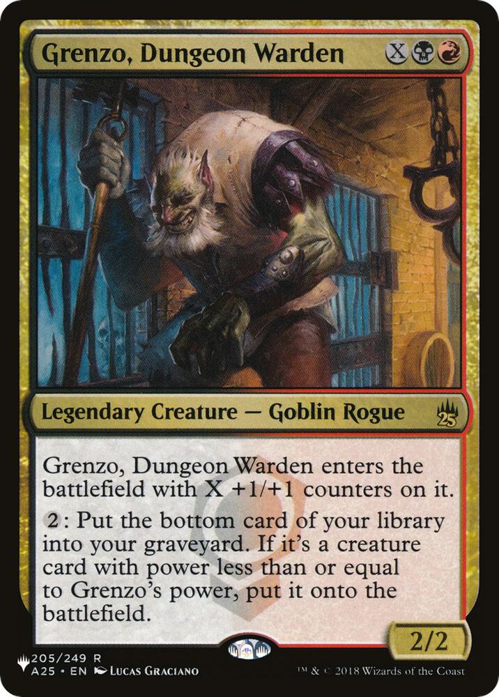 Grenzo Dungeon Warden 205/249 (The List Reprints)  | Good Games Adelaide SA