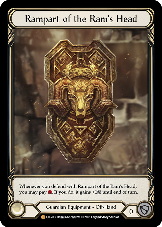 Rampart of the Ram's Head [ELE203] (Tales of Aria)  1st Edition Cold Foil | Good Games Adelaide SA