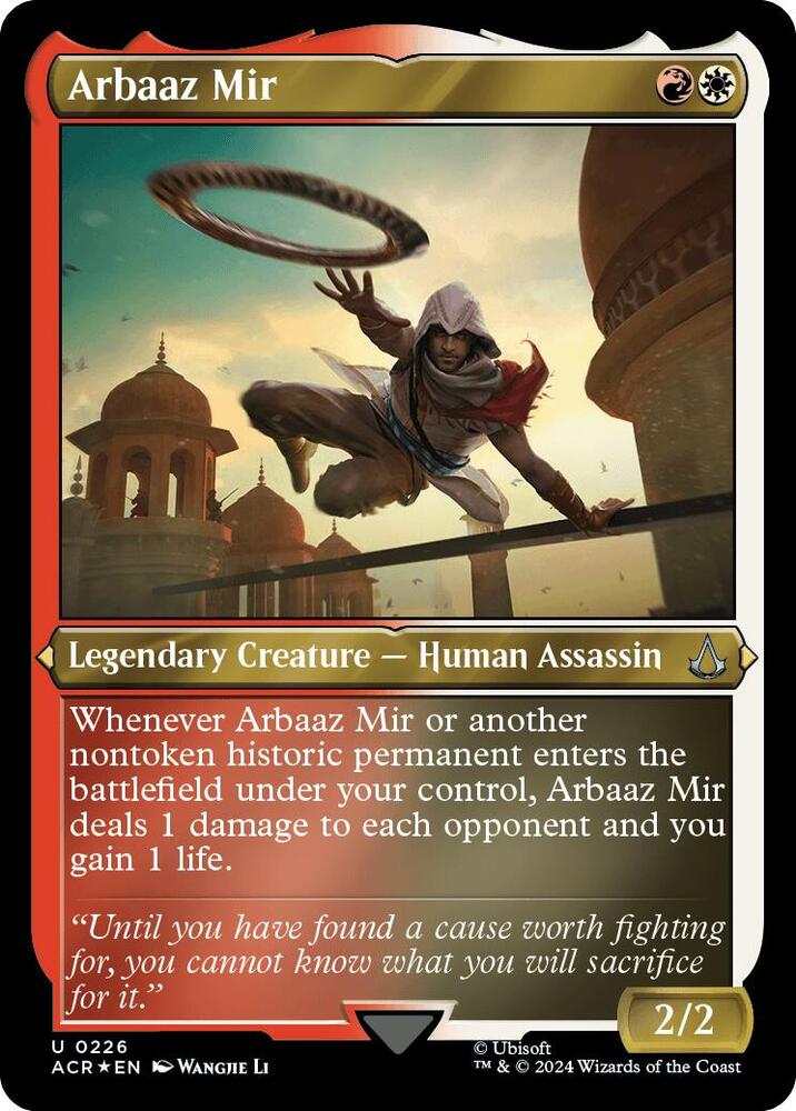 Arbaaz Mir 226 (Universes Beyond: Assassin's Creed)  - Foil | Good Games Adelaide SA