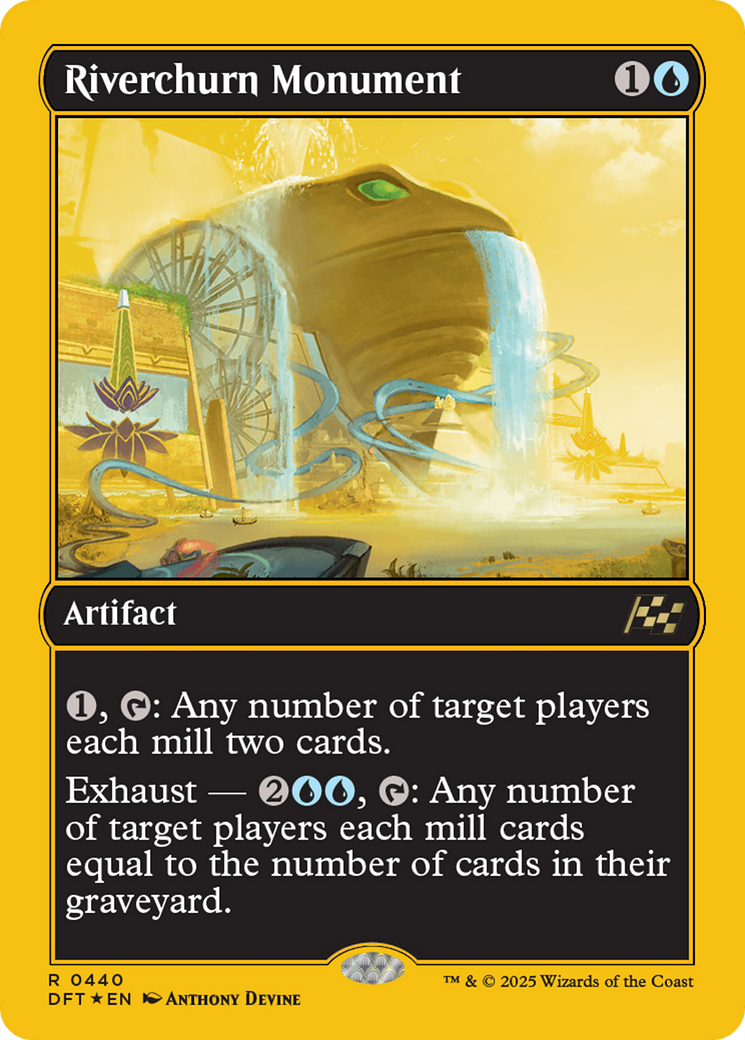 Riverchurn Monument (First-Place Foil) [Aetherdrift] | Good Games Adelaide SA