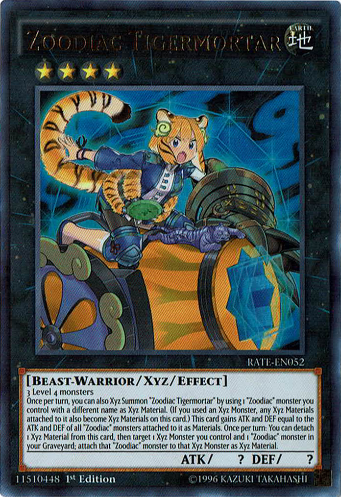 Zoodiac Tigermortar [RATE-EN052] Ultra Rare | Good Games Adelaide SA