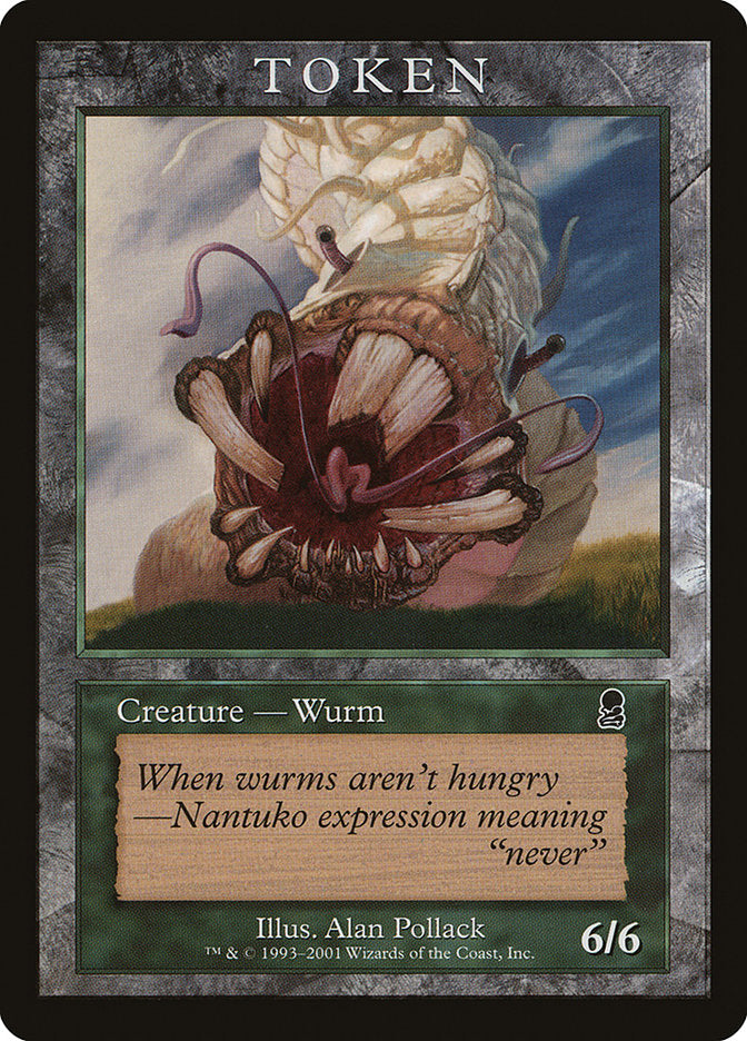 Wurm Token (Odyssey) [Magic Player Rewards 2002] | Good Games Adelaide SA