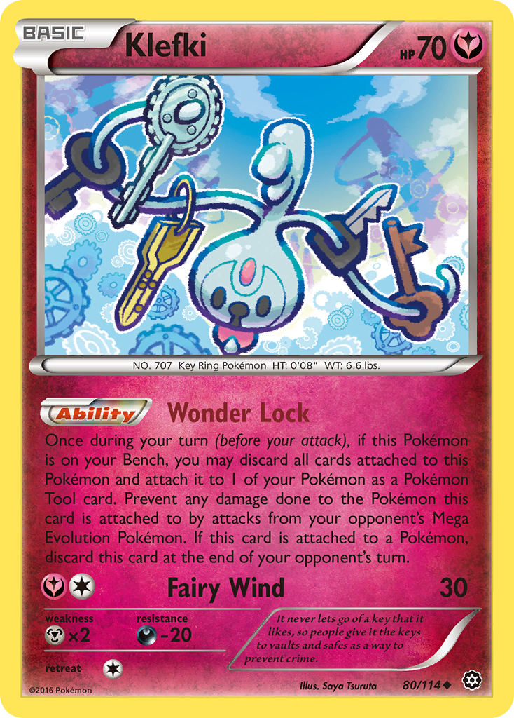 Klefki (80/114) [XY: Steam Siege] | Good Games Adelaide SA