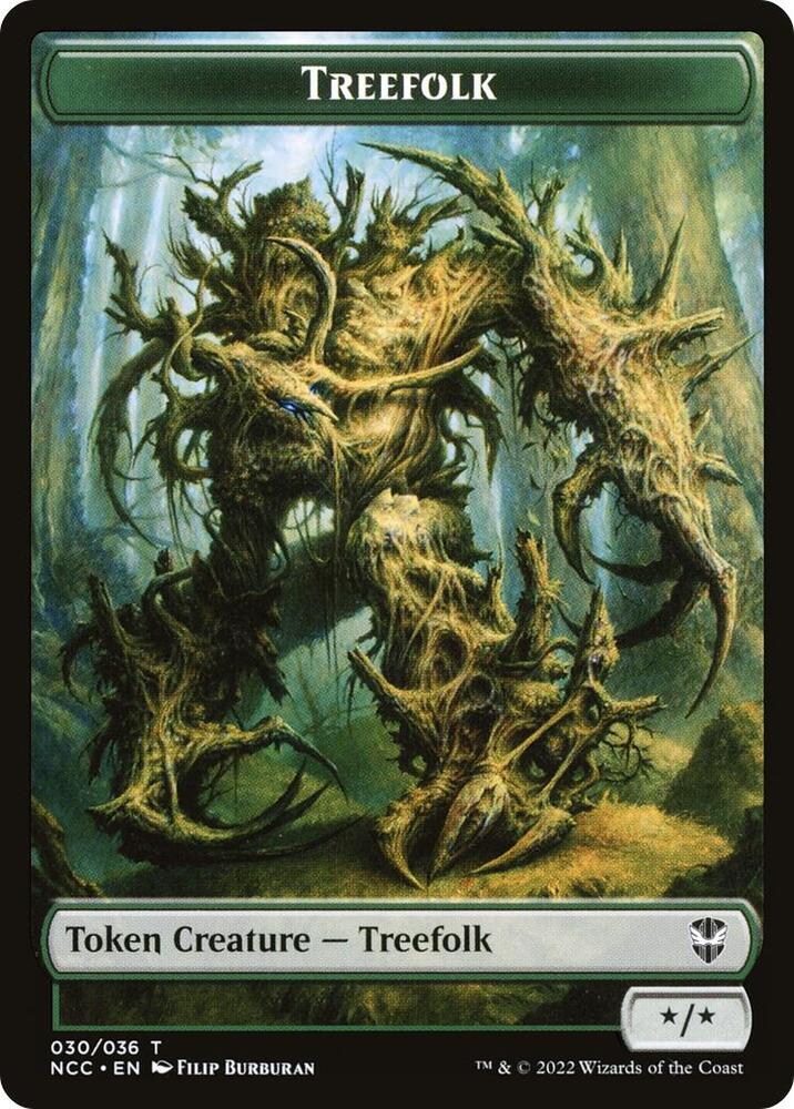 Treefolk Spider Double Sided Token 30 // 29 (Commander: Streets of New Capenna)  | Good Games Adelaide SA