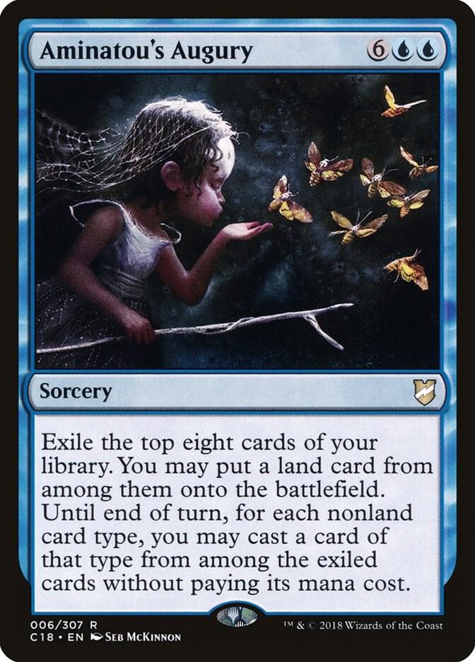 Aminatou's Augury 6/307 (Commander 2018)  | Good Games Adelaide SA
