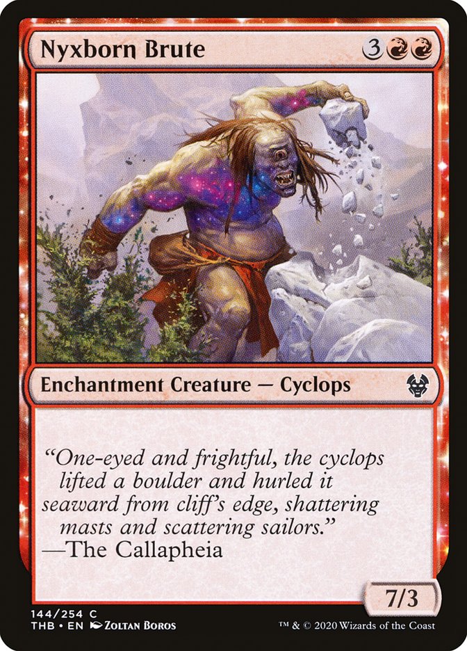 Nyxborn Brute 144 (Theros Beyond Death)  - Foil | Good Games Adelaide SA