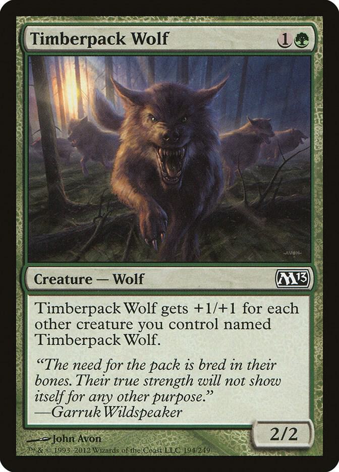 Timberpack Wolf 194 (Magic 2013 (M13))  - Foil | Good Games Adelaide SA