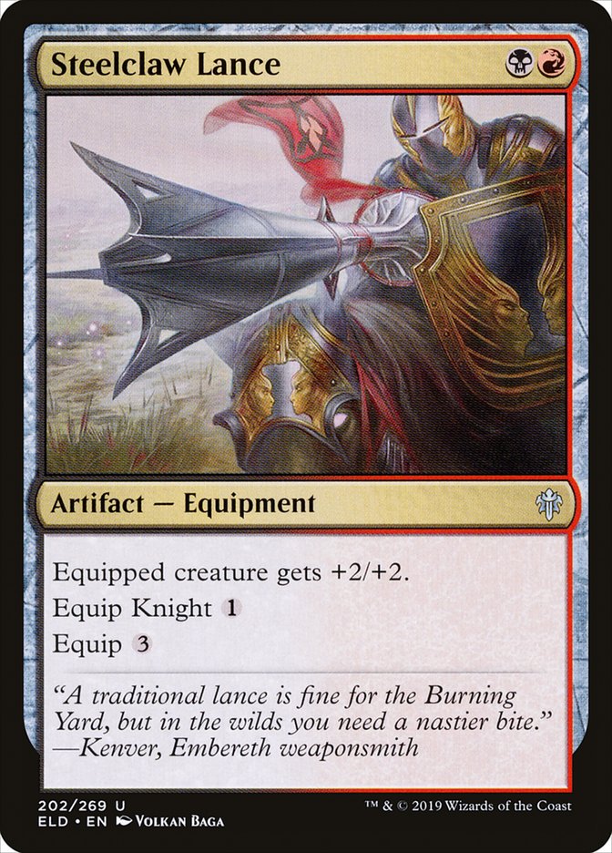 Steelclaw Lance 202 (Throne of Eldraine)  | Good Games Adelaide SA