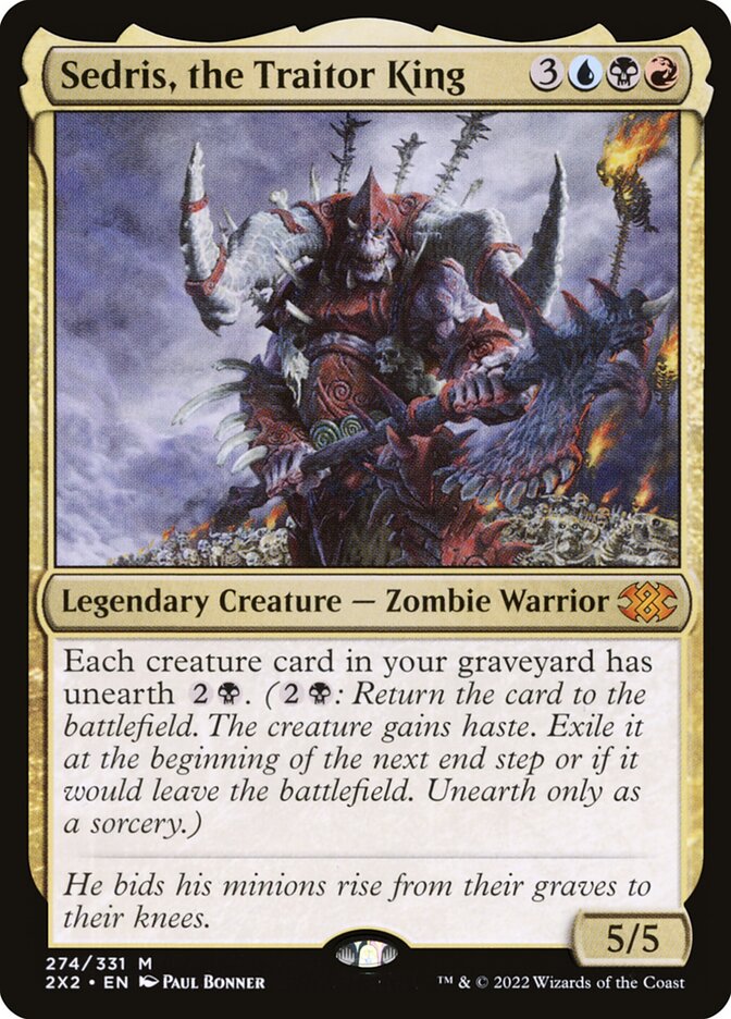 Sedris the Traitor King 274 (Double Masters 2022)  - Foil | Good Games Adelaide SA