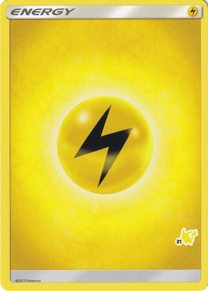 Lightning Energy 21 Pikachu Stamped  (Battle Academy)  | Good Games Adelaide SA