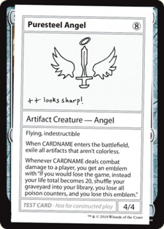 Puresteel Angel (2021 Edition) [Mystery Booster Playtest Cards] | Good Games Adelaide SA