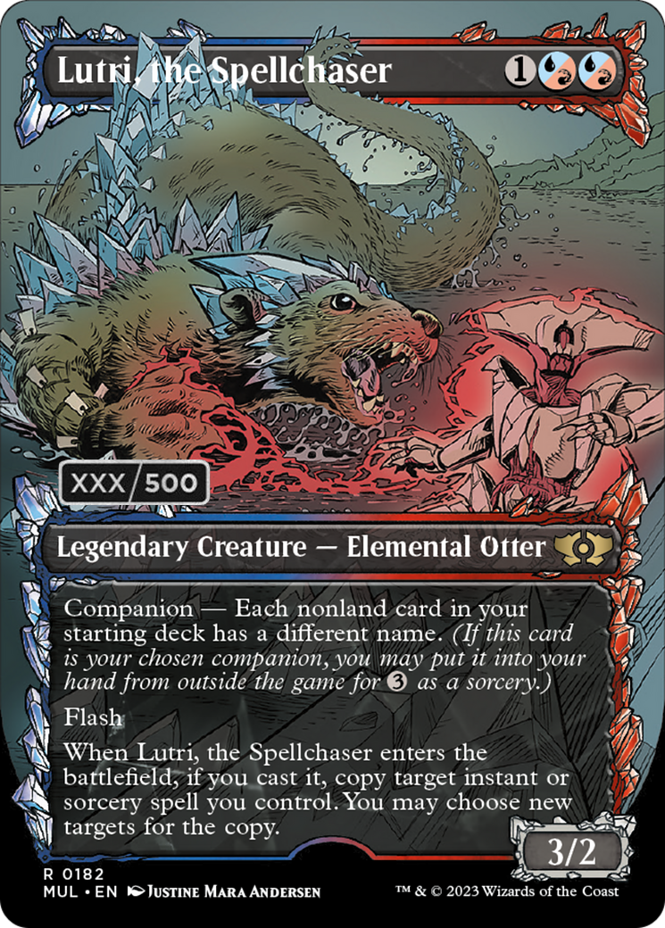 Lutri, the Spellchaser (Borderless) (Serialized) [Multiverse Legends] | Good Games Adelaide SA