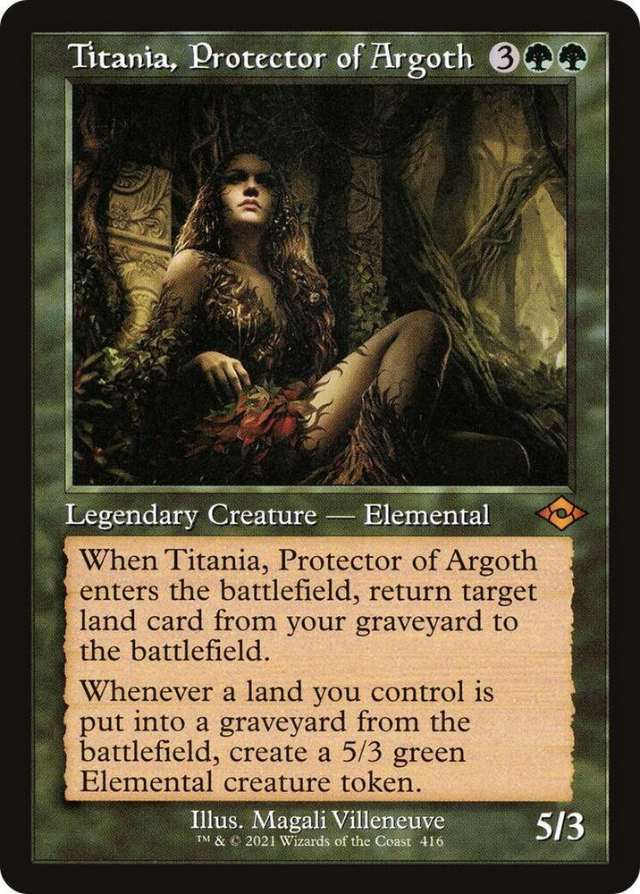 Titania Protector of Argoth Retro Frame 416 (Modern Horizons 2)  | Good Games Adelaide SA