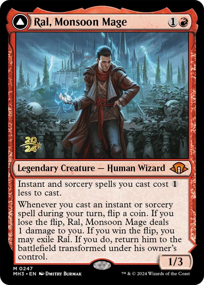 Ral Monsoon Mage 247 (Prerelease Cards)  - Foil | Good Games Adelaide SA