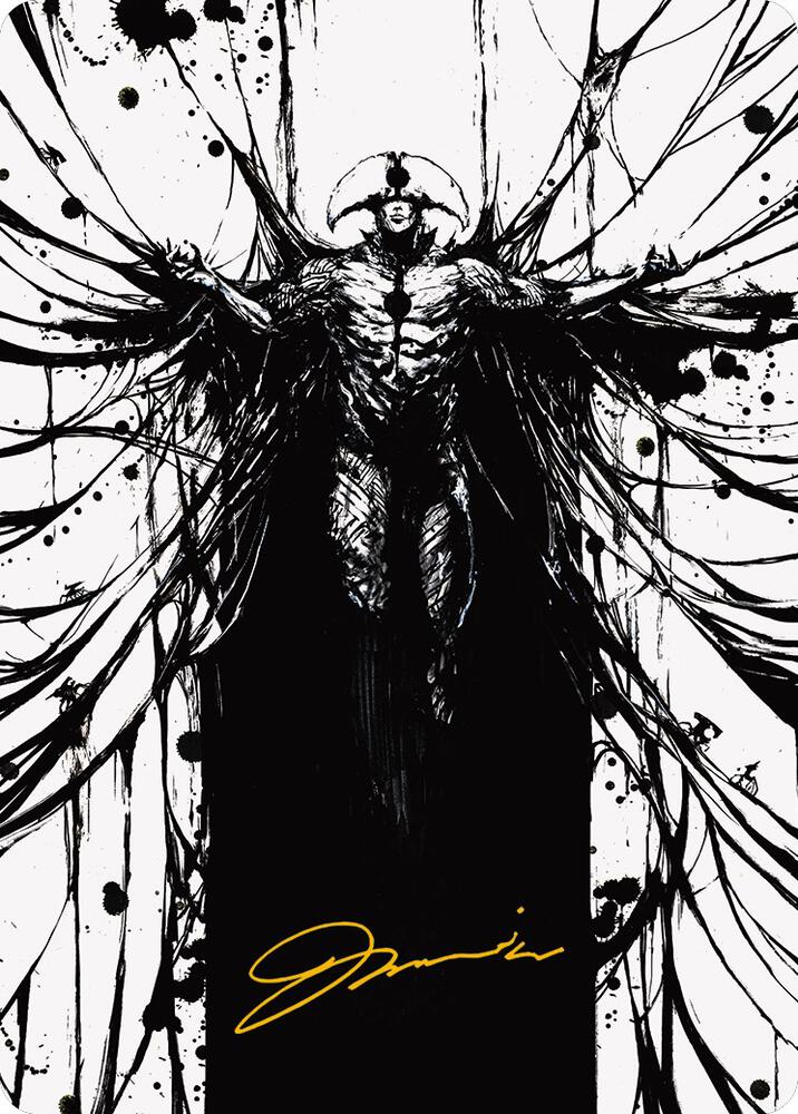 Sinew Dancer Art Card Gold Stamped Signature 66 (Art Series: Phyrexia: All Will Be One)  | Good Games Adelaide SA