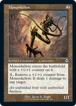 Monoskelion Retro Frame Foil Etched 429 (Modern Horizons 2)  - Foil | Good Games Adelaide SA