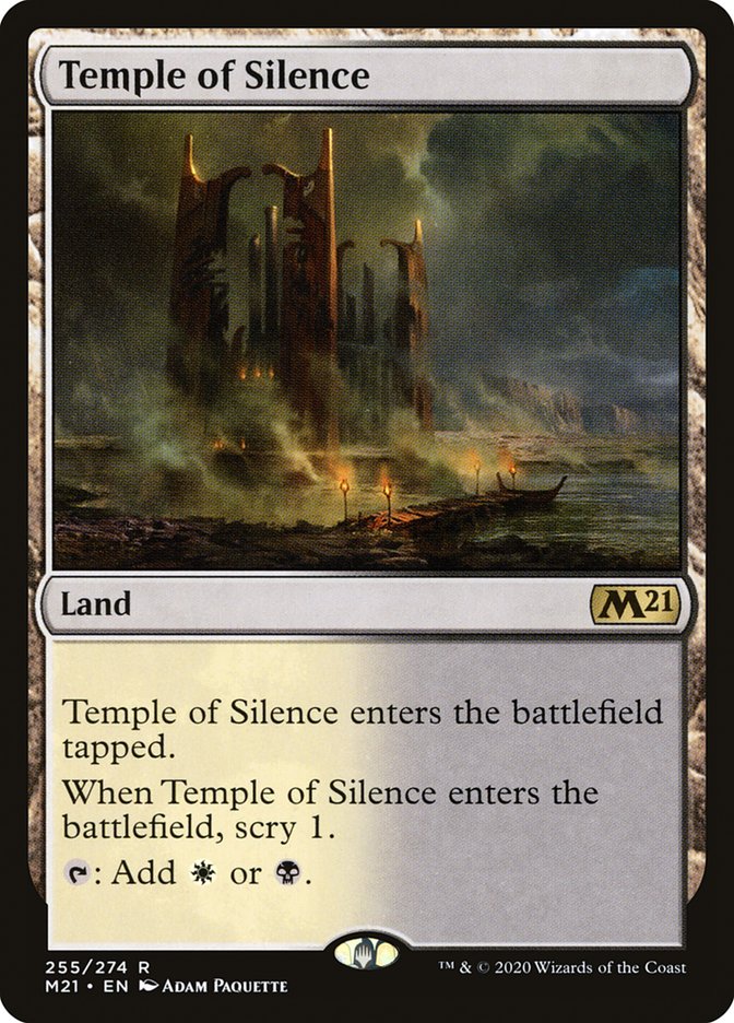 Temple of Silence [Core Set 2021] | Good Games Adelaide SA