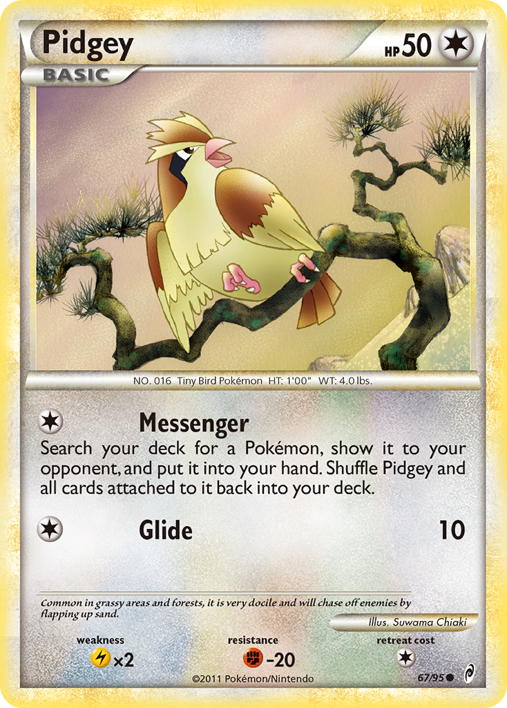 Pidgey (67/95) [HeartGold & SoulSilver: Call of Legends] | Good Games Adelaide SA