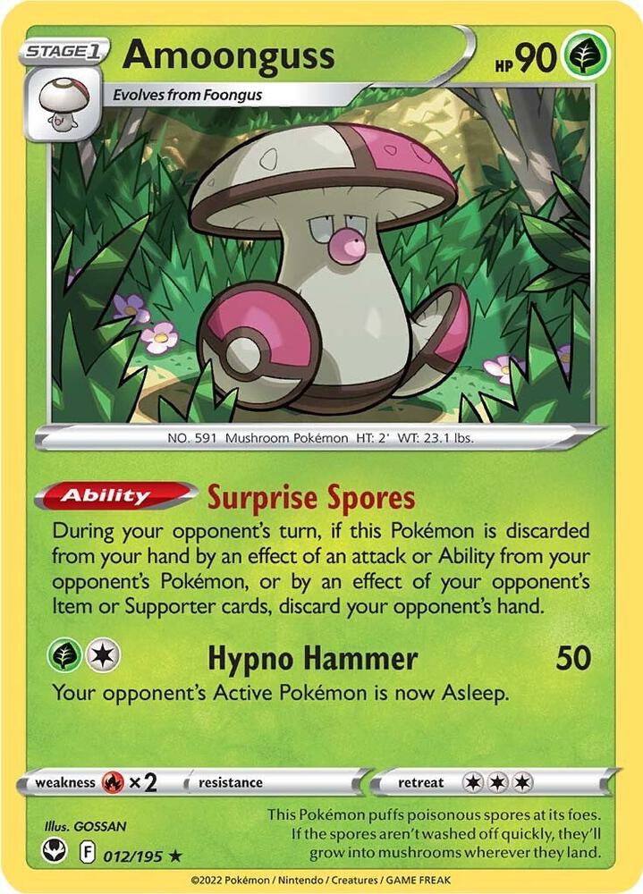 Amoonguss 012/195 (SWSH12: Silver Tempest)  | Good Games Adelaide SA