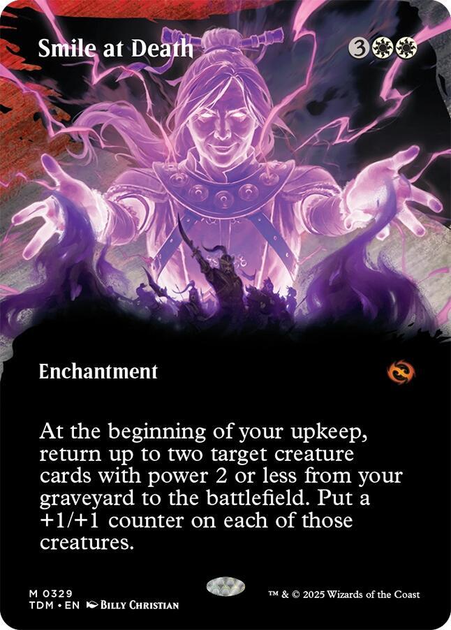 Smile at Death 329 (Tarkir: Dragonstorm)  - Foil | Good Games Adelaide SA