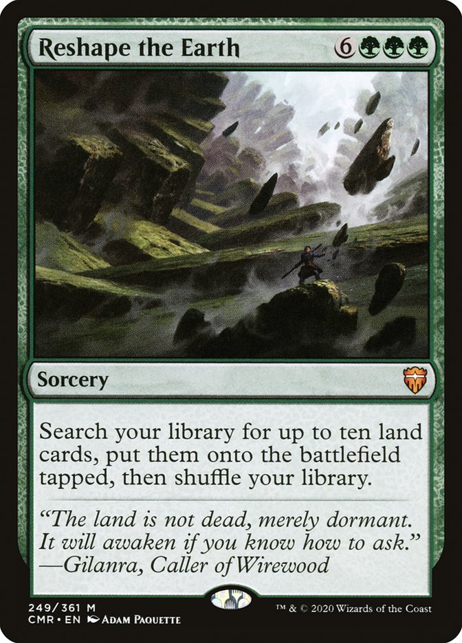 Reshape the Earth 249 (Commander Legends)  - Foil | Good Games Adelaide SA