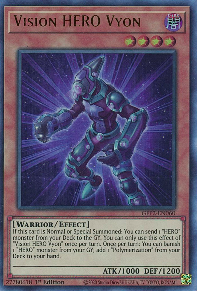 Vision HERO Vyon [GFP2-EN060] Ultra Rare | Good Games Adelaide SA
