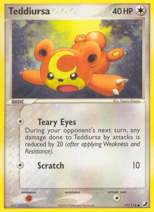 Teddiursa 77/115 (Unseen Forces)  | Good Games Adelaide SA