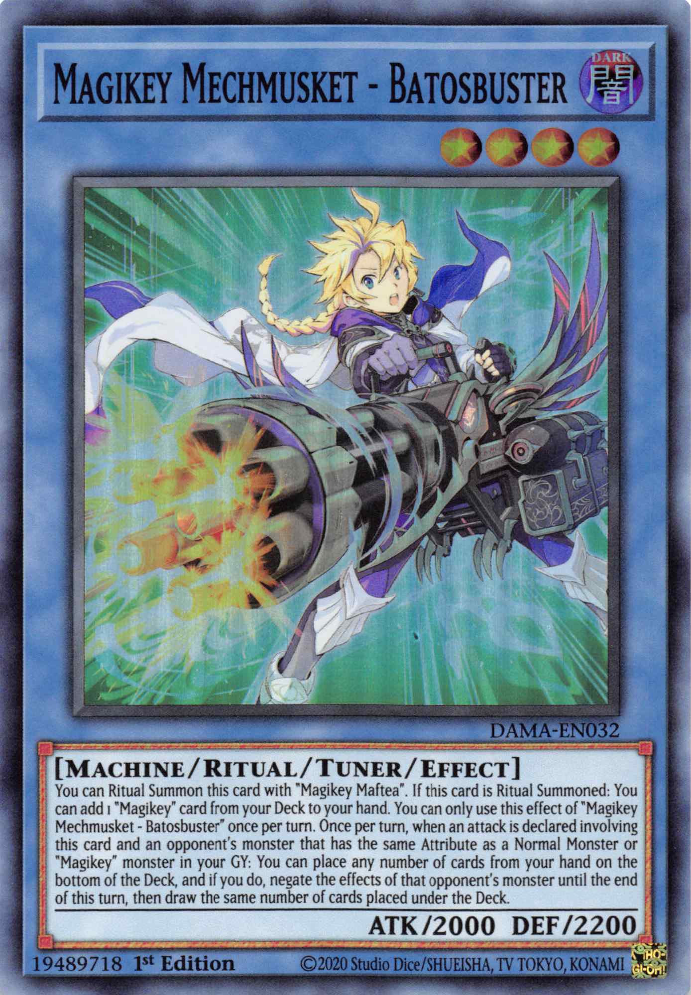 Magikey Mechmusket - Batosbuster [DAMA-EN032] Super Rare | Good Games Adelaide SA
