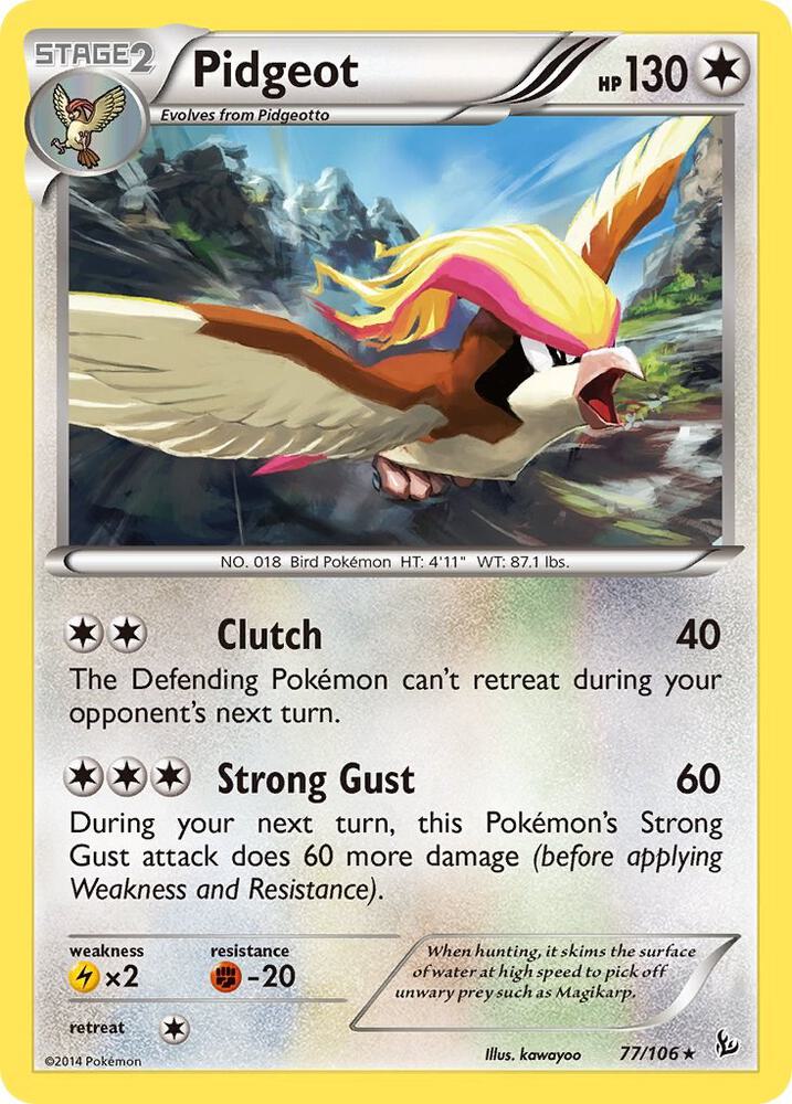 Pidgeot 77/106 (XY - Flashfire)  | Good Games Adelaide SA