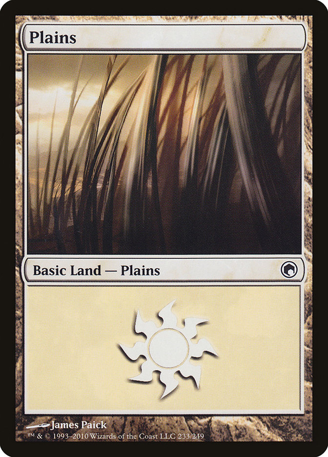 Plains (233) [Scars of Mirrodin] | Good Games Adelaide SA