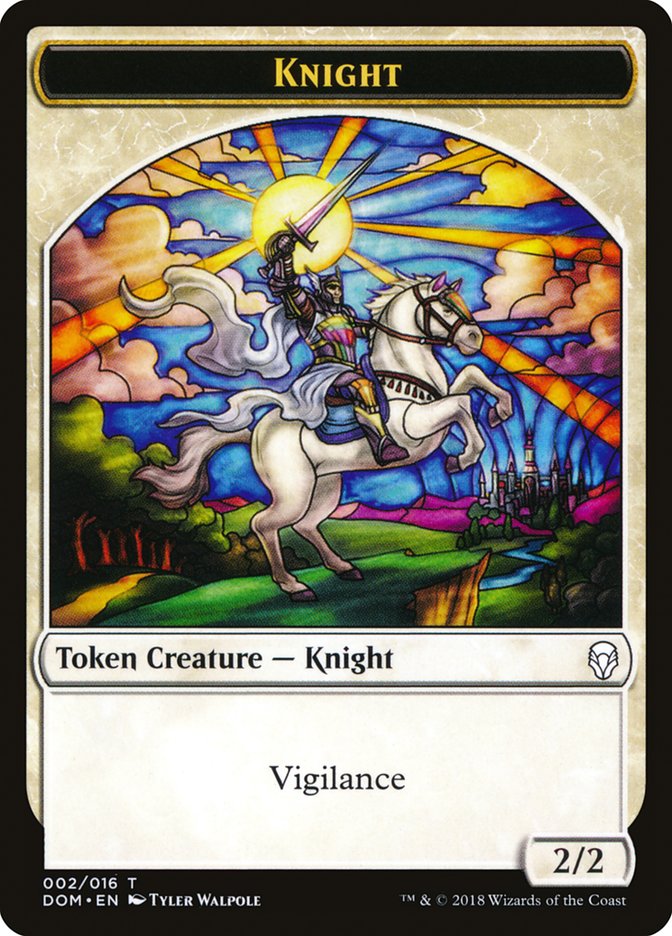 Knight (002/016) [Dominaria Tokens] | Good Games Adelaide SA
