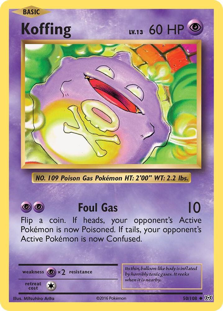 Koffing 50/108 (XY - Evolutions)  | Good Games Adelaide SA