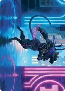 Nezumi Informant Art Card 27 (Art Series: March of the Machine)  | Good Games Adelaide SA