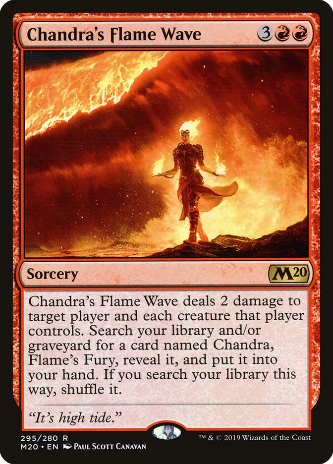 Chandra's Flame Wave 295 (Core Set 2020)  | Good Games Adelaide SA