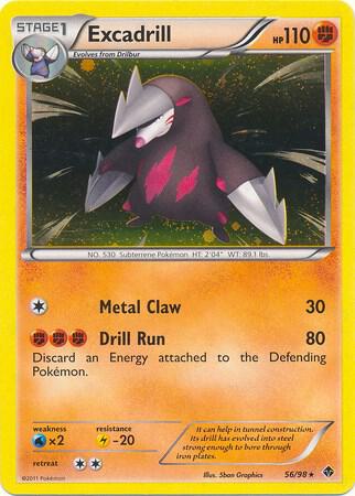 Excadrill 56 98 Cosmos Holo 056/098 (Blister Exclusives)  - Holofoil | Good Games Adelaide SA