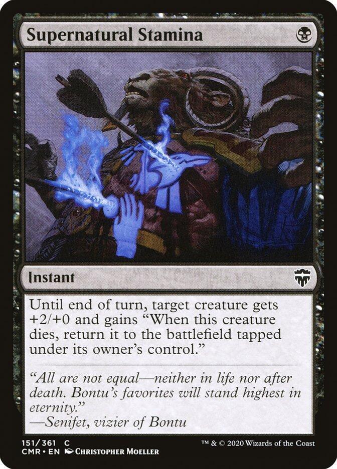 Supernatural Stamina 151 (Commander Legends)  - Foil | Good Games Adelaide SA