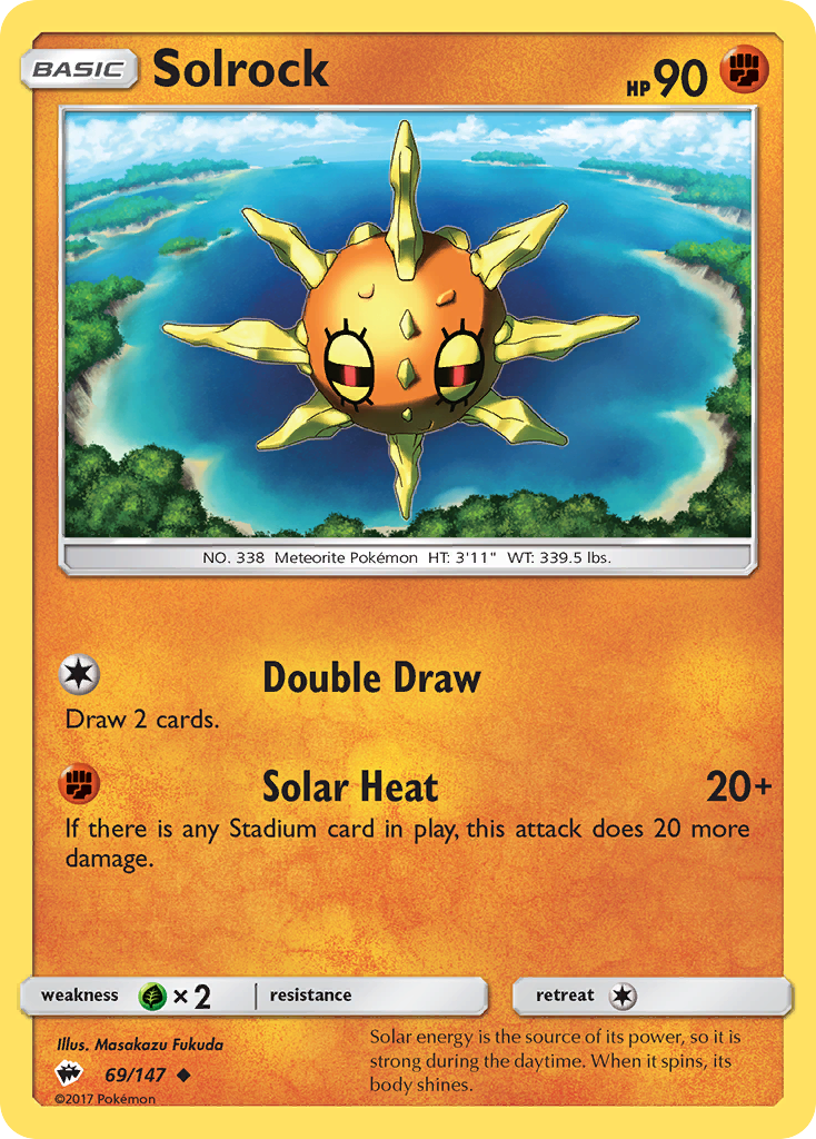 Solrock (69/147) [Sun & Moon: Burning Shadows] | Good Games Adelaide SA