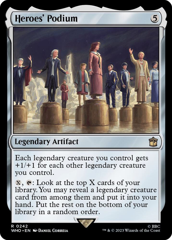 Heroes Podium 242 (Universes Beyond: Doctor Who)  - Foil | Good Games Adelaide SA