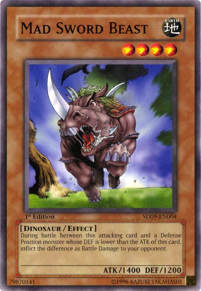 Mad Sword Beast [SD09-EN004] Common | Good Games Adelaide SA