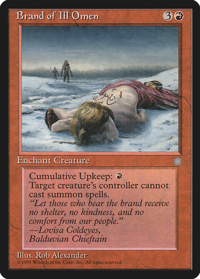 Brand of Ill Omen  (Ice Age)  | Good Games Adelaide SA