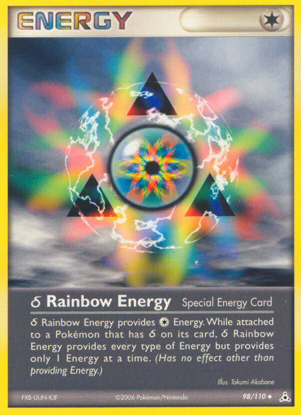 Rainbow Energy (98/110) (Delta Species) [EX: Holon Phantoms] | Good Games Adelaide SA