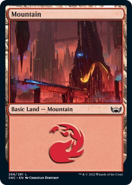 Mountain 268 268 (Streets of New Capenna)  - Foil | Good Games Adelaide SA