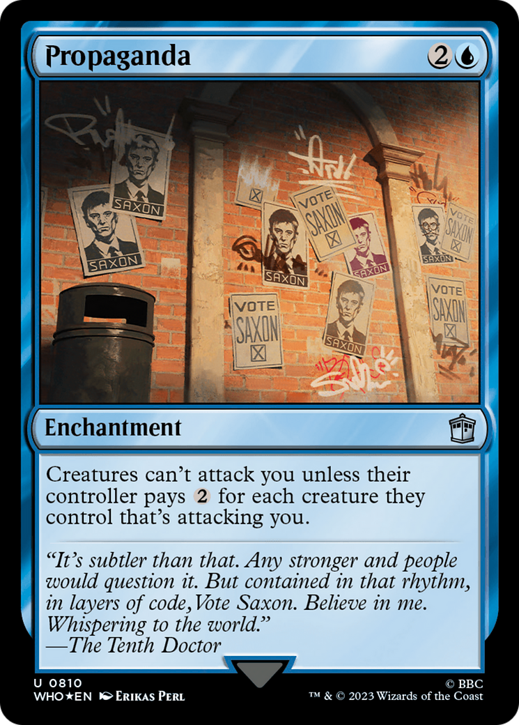 Propaganda (Surge Foil) [Doctor Who] | Good Games Adelaide SA