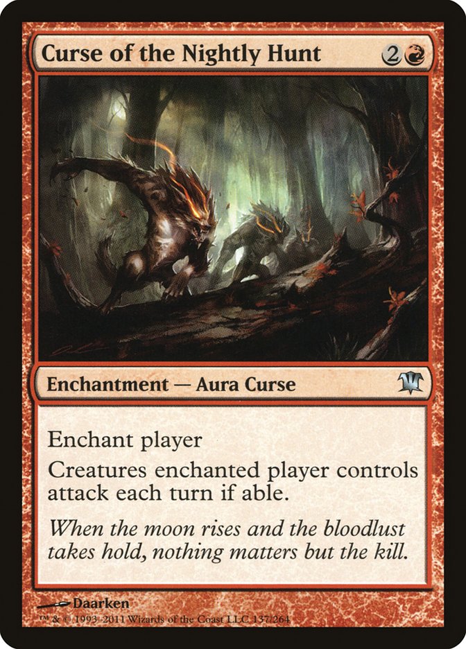 Curse of the Nightly Hunt [Innistrad] | Good Games Adelaide SA