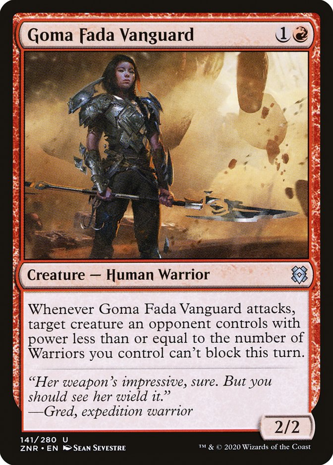 Goma Fada Vanguard 141 (Zendikar Rising)  - Foil | Good Games Adelaide SA