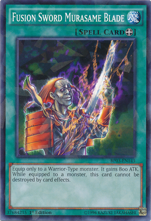 Fusion Sword Murasame Blade [BP03-EN143] Shatterfoil Rare | Good Games Adelaide SA