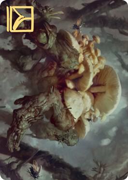 Swarm Shambler Art Card Gold Stamped Signature 73 (Art Series: Zendikar Rising)  | Good Games Adelaide SA