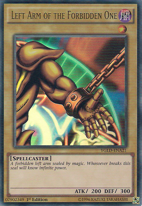Left Arm of the Forbidden One [YGLD-ENA21] Ultra Rare | Good Games Adelaide SA